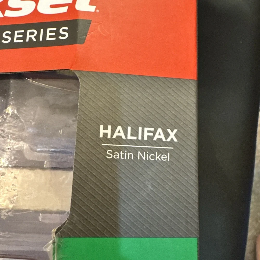 Kwikset Halifax‎ Square Hall/Closet Door lever Satin Nickel 97200-854